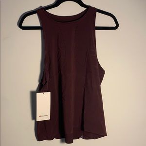 Lululemon Find Your Pace Tank Maroon (8)